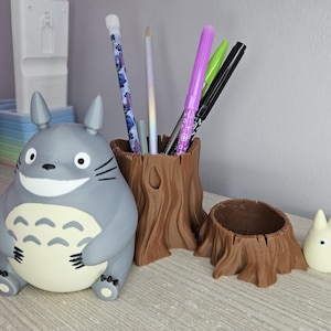 Ensemble porte-stylo et jardinière Totoro – Adorable bureau et décoration d'intérieur