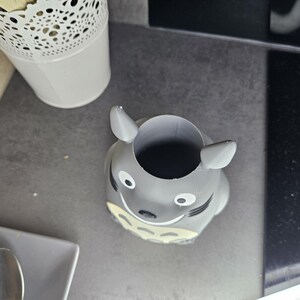 Totoro Pen Holder: 3D Printed Studio Ghibli Desk Organizer image 5