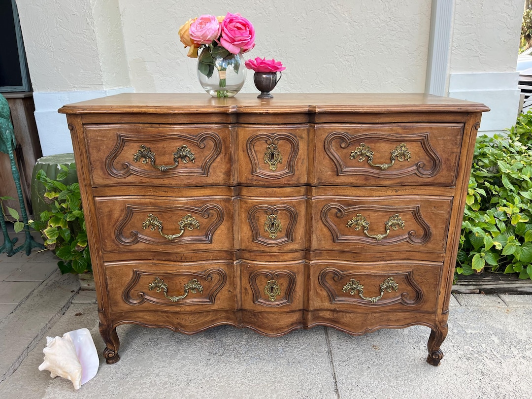 antique brown dresser T4TREAM Farmhouse 5 Drawers for Bedroom, 48" Tall Wood Rustic Chest of Drawers with Natural Texture, Vintage Design, Storage Dressers Organizer for Bedroom, Living Room, Reclaimed Barnwood : Home & providing strong and lasting drawer construction Antique Wood Dresser Spice Brown