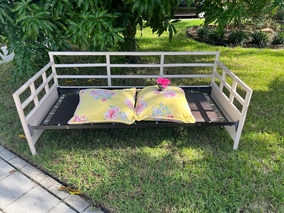 Vintage Rattan Daybed Ficks Reed Style Rattan Sofa Rattan - Etsy