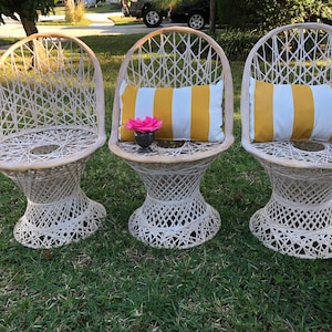 Russell woodard spun fiberglass patio set deals