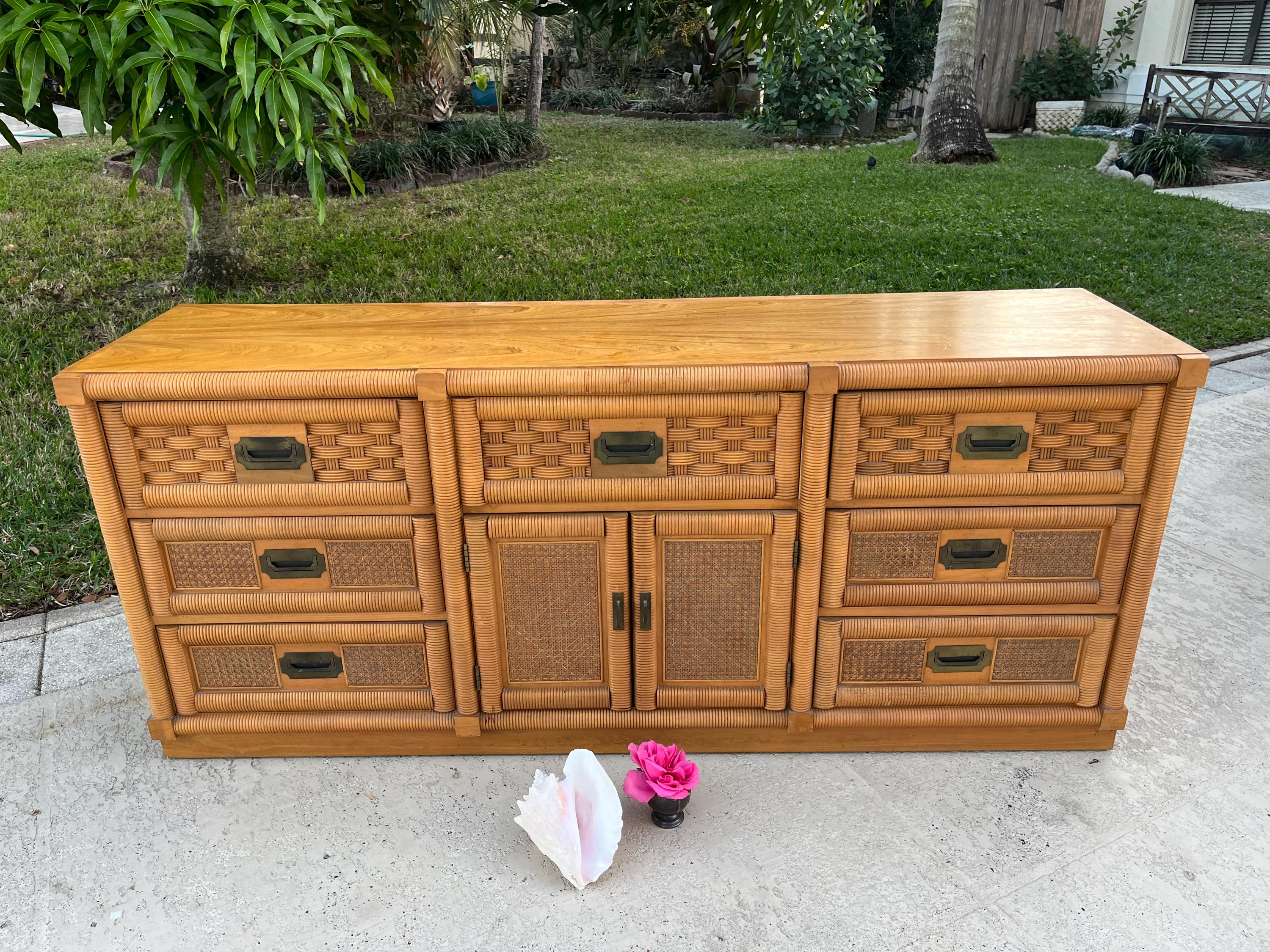 ヴィンテージ ウィッカーチェスト vintage ウィッカーチェスト