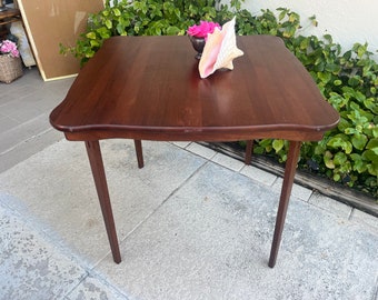 Solid wood card table sale