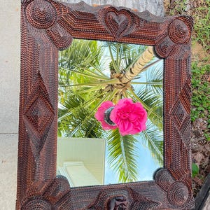 Tramp Art Mirrors - Etsy