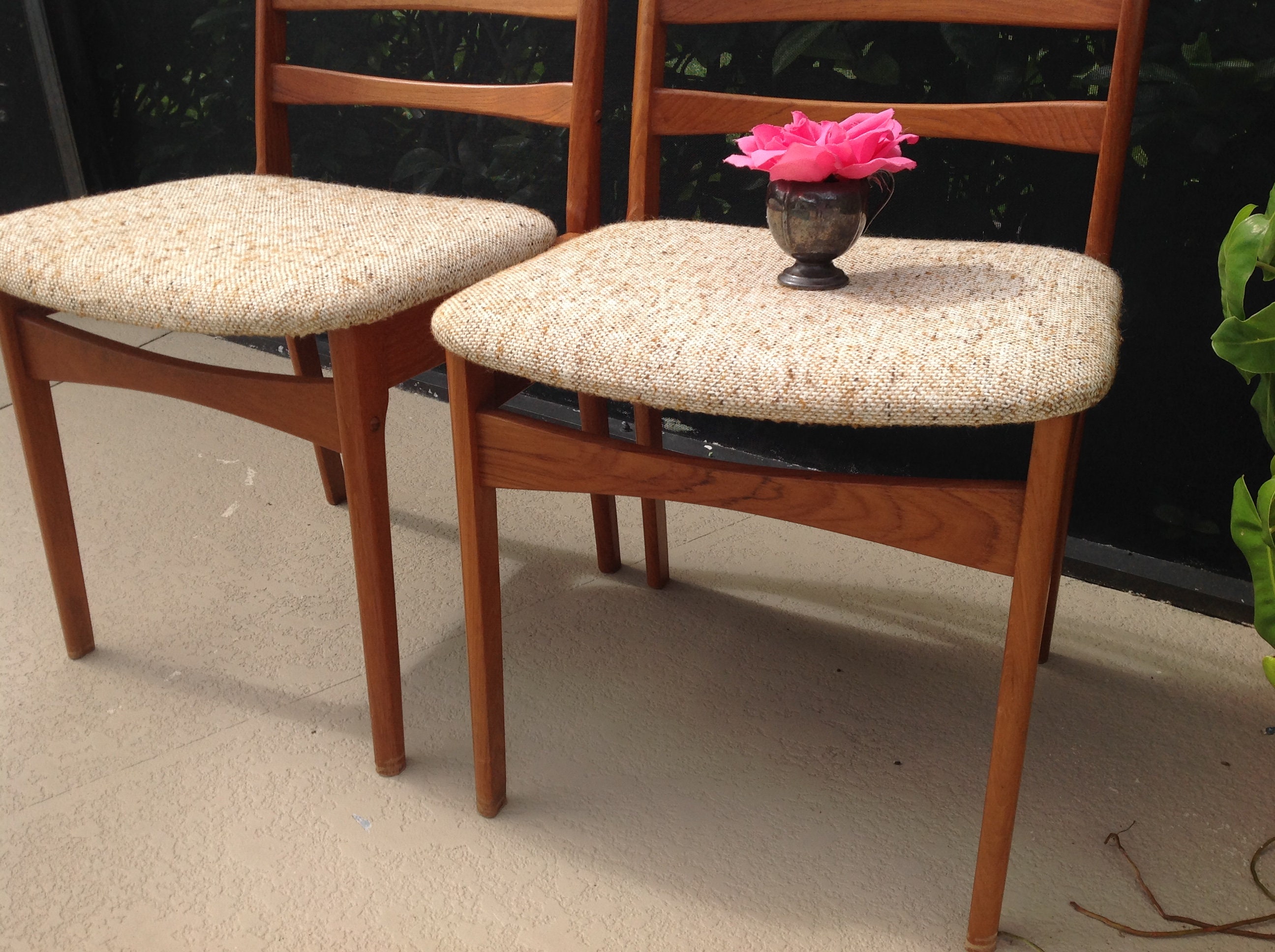 DANISH TEAK CHAIR Alfr. Sand Mobelfabrikk Style Chairs, Mid Century Modern  Mobelfabrikk Flekkefjord Style Chairs, 3 Avail Retro Daisy Girl - Etsy