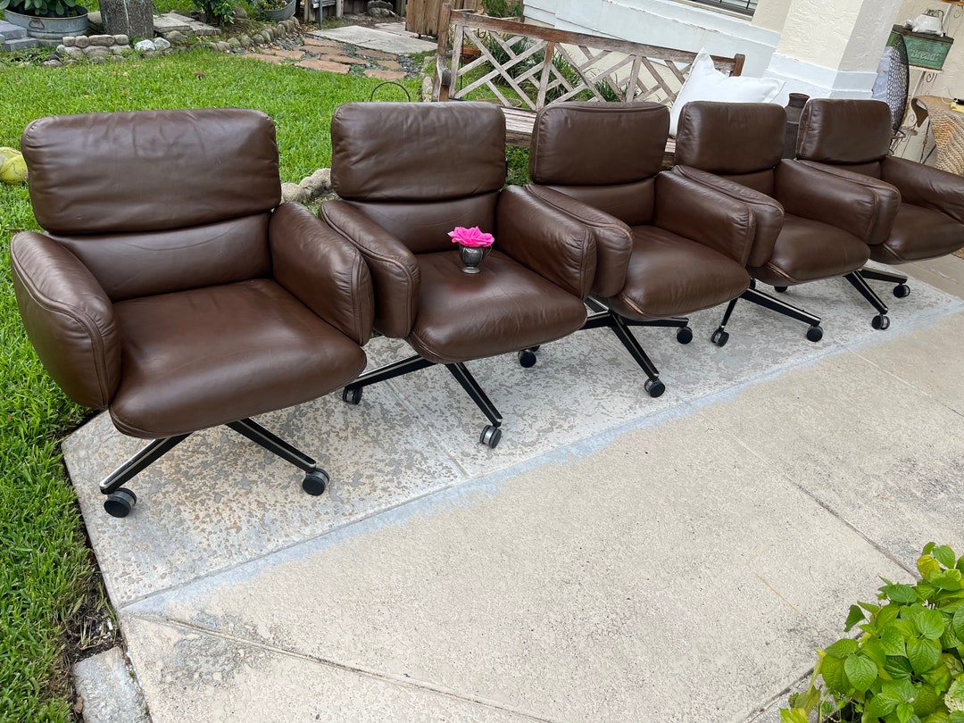 KNOLL Lounge Chair Knoll Swivel Chair Otto Zapf Executive Etsy