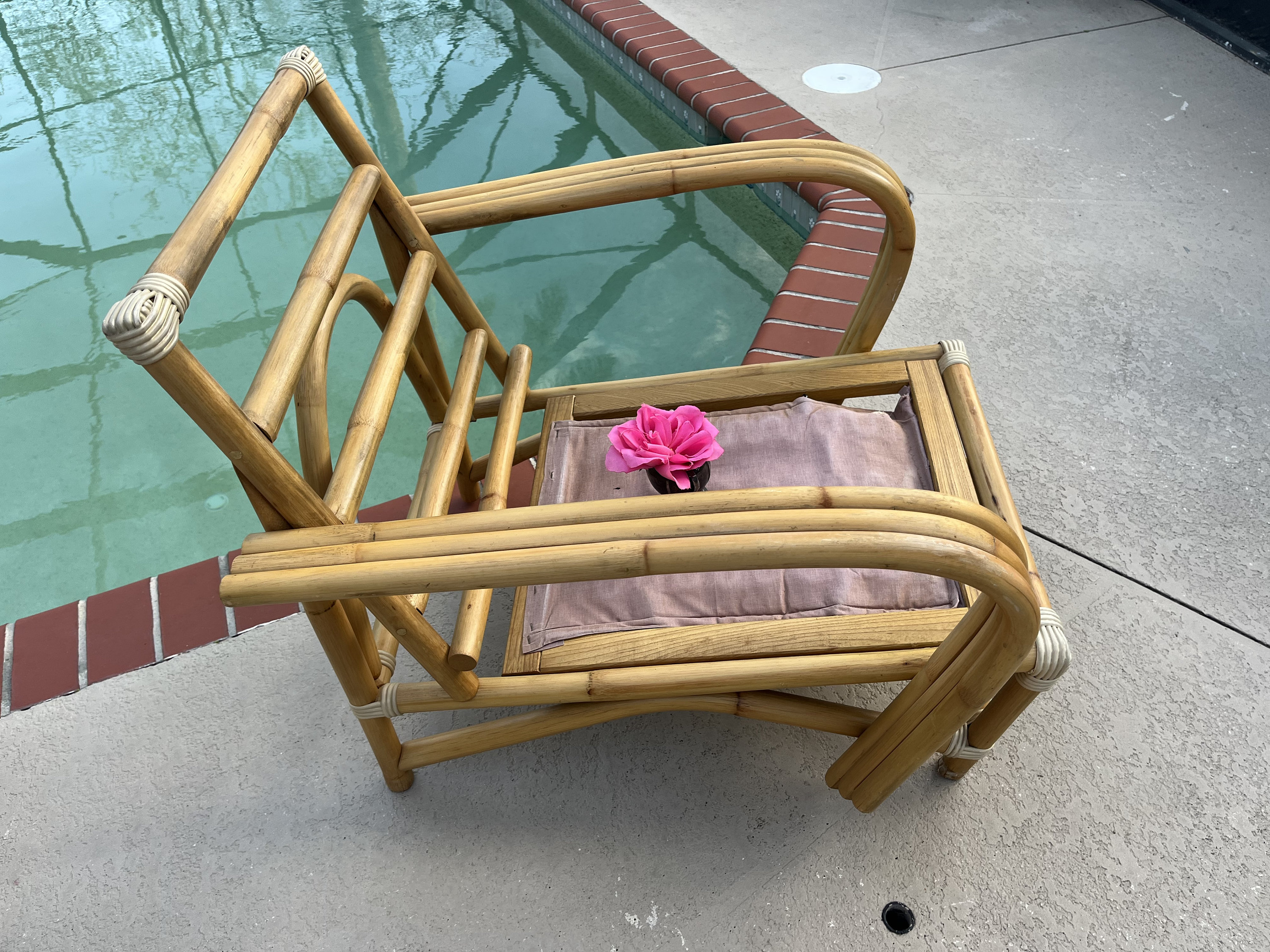 Rattan Pretzel Chair Etsy