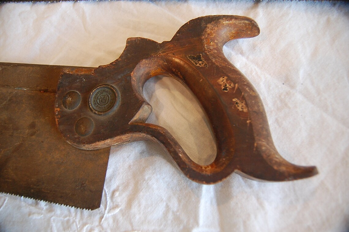 Antique Hand Saws by E. C. Atkins Indianapolis and H. Disston Etsy