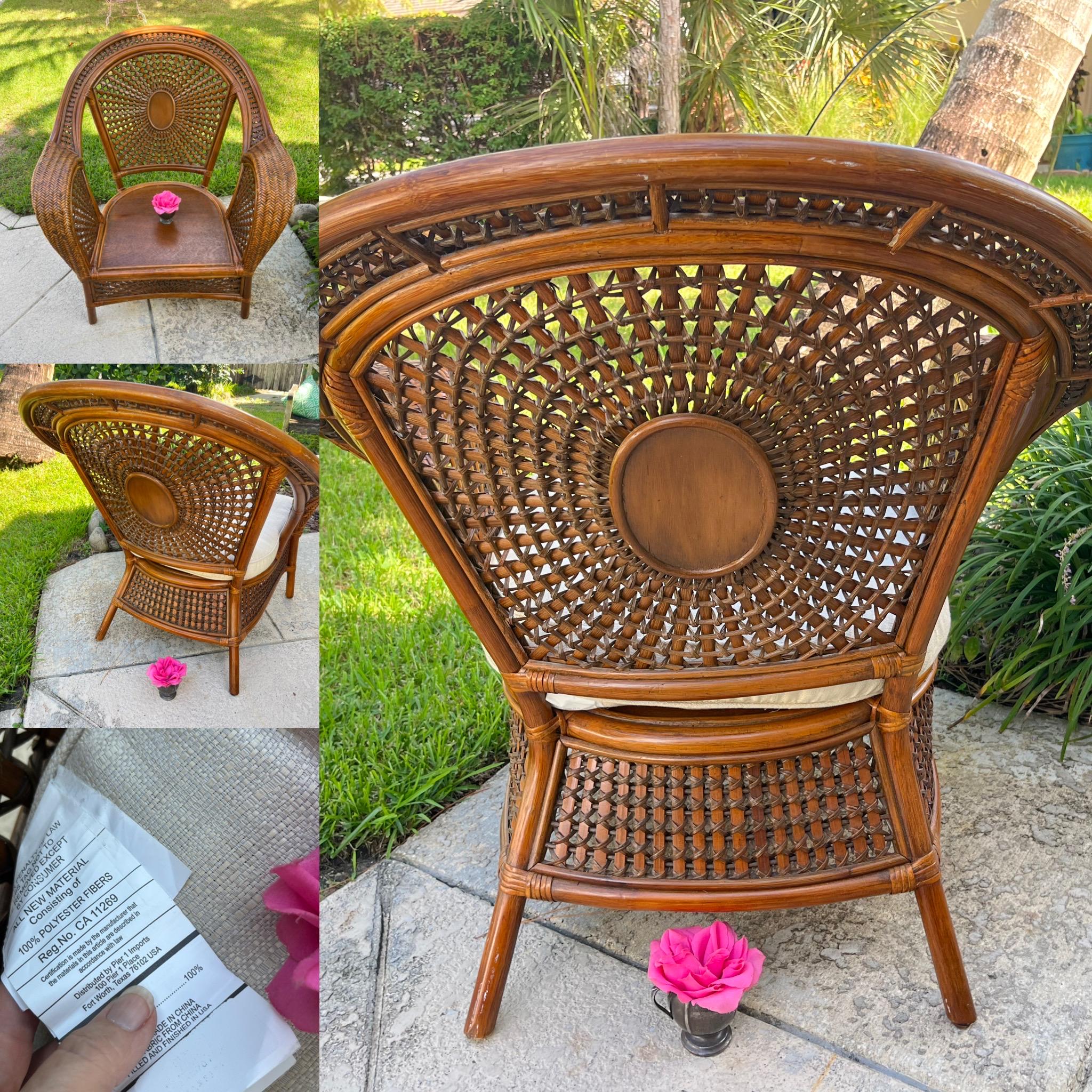Antique Rattan Furniture - Etsy