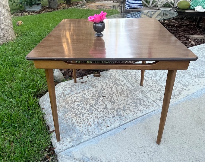 Stakmore Mid Century Folding Card Table, Vintage Stakmore Folding Table