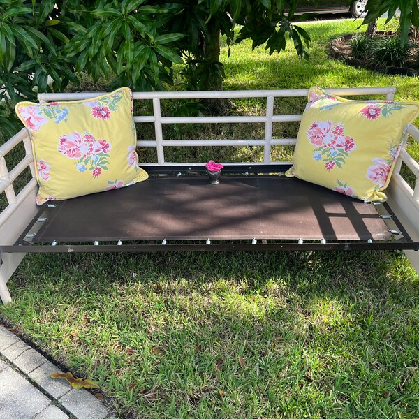 Rattan Daybed - Etsy