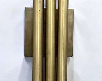 Raw Brass 6 lights Tri Sconce Wall Light - Wall Sconce Mid Century Modern Light - Italian Wall Sconce
