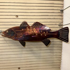 Speckled Trout Metal Wall Decor