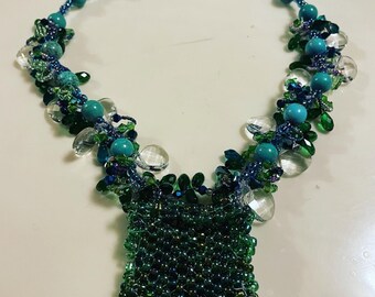 Glittery Aura Necklace SALE was 140