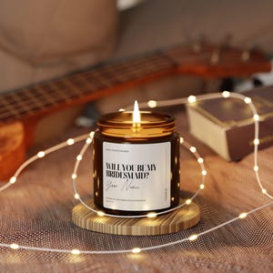 Be My Bridesmaid Candle, Bridesmaid Proposal Gift, Bridesmaid Gift, Bridesmaid Box, Bridal Party Gifts, Gift from Bride, Personalized Gift