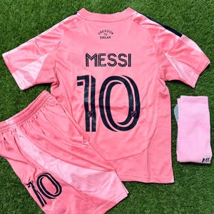 Kids Messi Intermiami Home 25/26 Soccer Kit