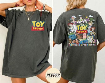 Retro Toy Story Comfort Colors Shirt, You've Got a Friend in Me Shirt, Woody Buzz Jessie Tee, Pixar  Trip 2026 Family Matching Shirt