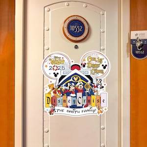 Personalized 1st Cruise Magnet For Cruise Ship Magnet, Our 1st Disney Cruise Ship Family Magnet, Cruise Door Magnet Disney Wish Magnet