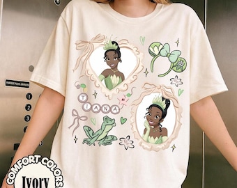 Tiana Shirt, Retro Princess Tiana Coquette Shirt, Disney Princess Shirt, Princess And The Frog Shirt, WDW Disney Shirt, Disney Girl Trip Tee