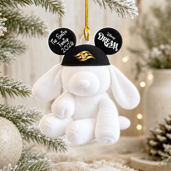Custom Puppy Towel Ornament, Personalized Cruise Vacation Keepsake, Fish Extender Exchange, Magic Ocean Boat Trip Family Souvenirs Art
