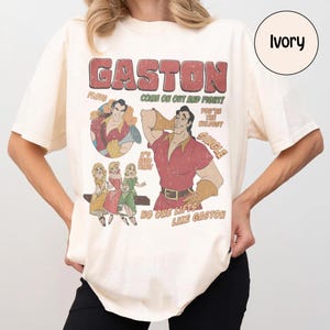 Disney Gaston Villain Comfort Color T-Shirt, Beauty And The Beast Homage Movie Shirt, Gaston Villain Boyfriend Girlfriend Gift Shirt