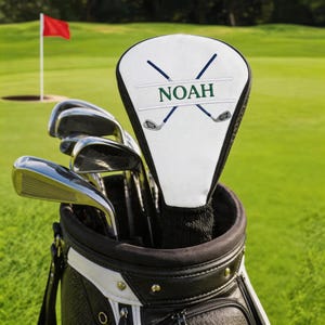 Benutzerdefinierte Golf Headcover, personalisierte Name / Logo Kunstleder Golf Fahrer Headcover, Golf Liebhaber Geschenk für sie / ihn