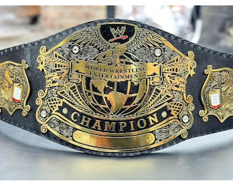 WWE Undisputed Championship Replica Belt: Gold Plated Brass, Adult Size