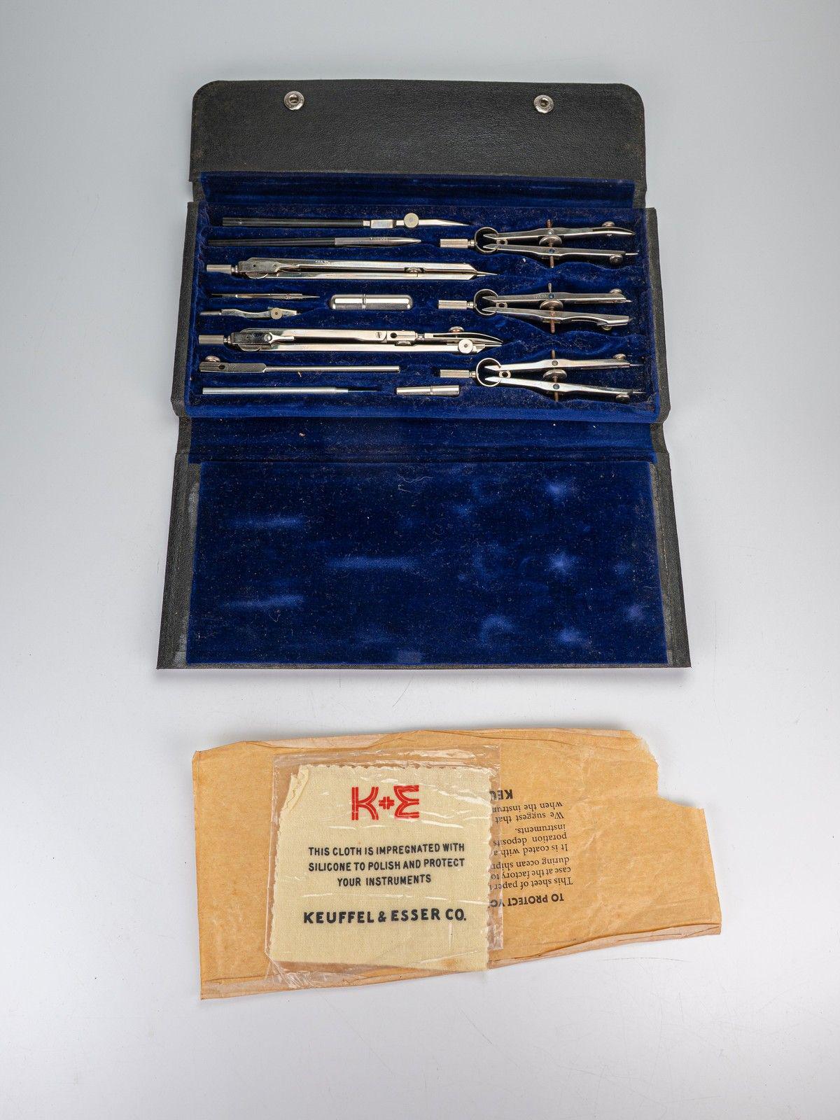希少品　KEUFFEL & ESSER CO.製 ヴィンテージ刻字ツールセット Vintage Keuffel and Esser Drafting Set - Etsy
