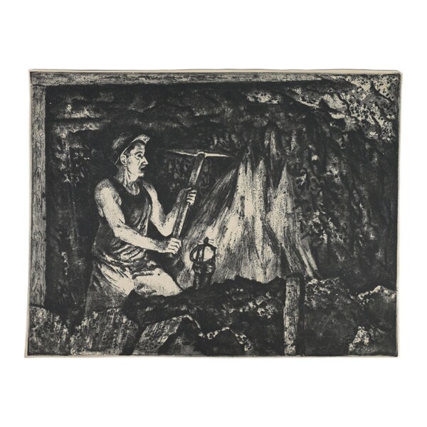 Vintage Hungarian Etching “Művészileg Ellenőrizve” Stamp (#00152), Early 1960s
