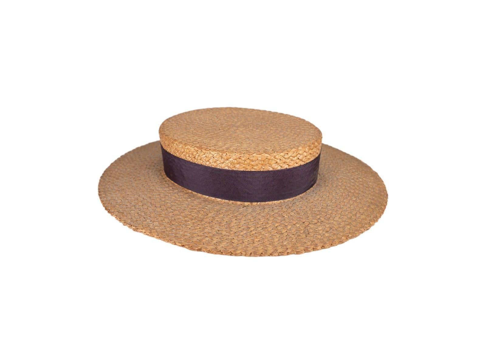Antique Harrow School Straw Hat Boater E.A. Burns 1920s-1930s