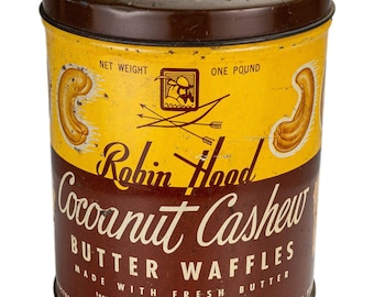Gaufres vintage à la noix de coco et au beurre de noix de cajou Robin des Bois
