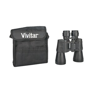 Vivitar 7X50 Binoculars Black Coated Optics Wide View Outdoor With