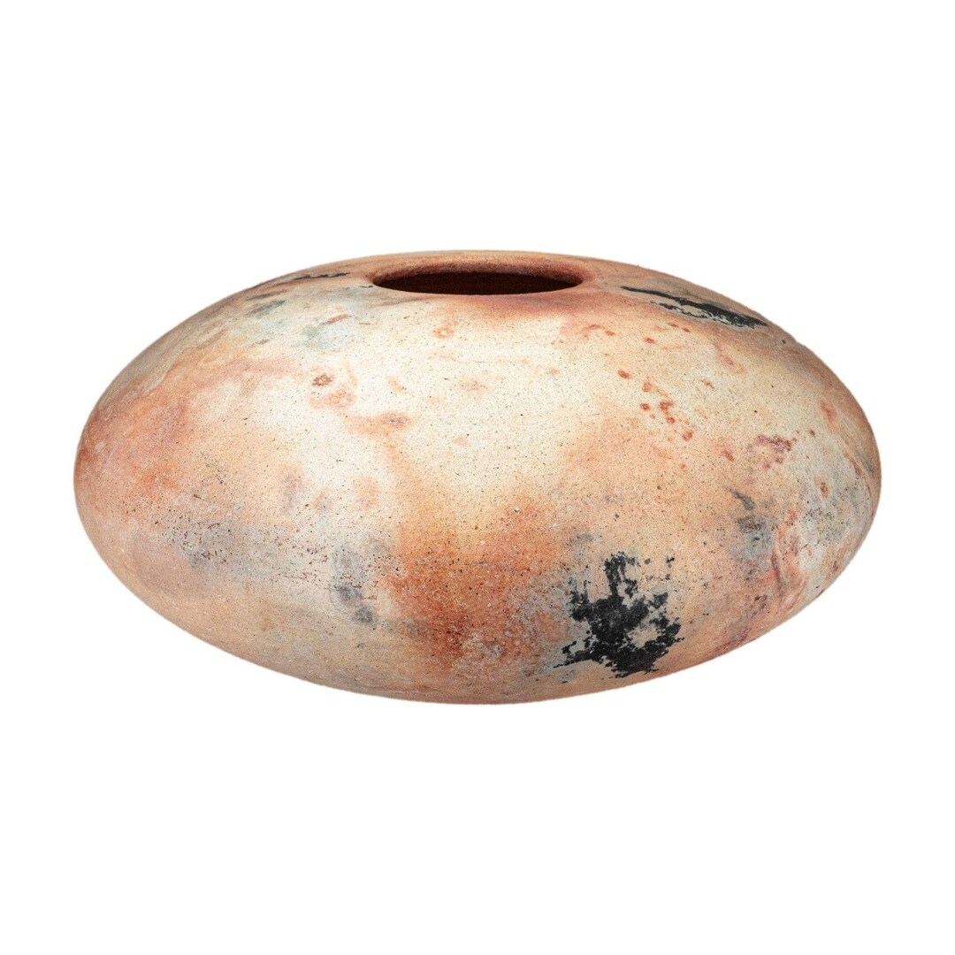 Vintage Raku Studio Pottery Vase Signed RICO on Base Large - Etsy Canada