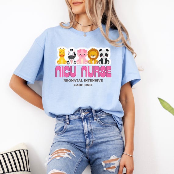 NICU Nurse T-shirt: Saving Tiny Humans, Neonatal Gift