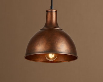 Antique Copper Moroccan Pendant Light – Handmade Brass Lamp