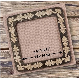Embroidery wooden frame on magnets in 4 sizes, Magnetic Embroidery Hoop, Hoop for Plastic Canvas, Hoop for perforated paper, Canvas Holder