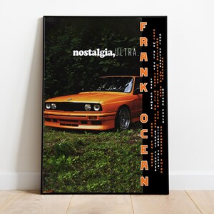 Póster de Frank Ocean / nostalgia, póster ULTRA / impresiones de póster de álbumes / pósters de decoración de pared / portada de álbum / póster de música R&B