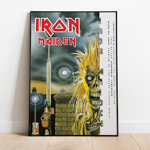 Iron Maiden Poster | Iron Maiden Poster | Album Poster Prints | Wall Decor Posters | Album Cover | Metal Music Poster