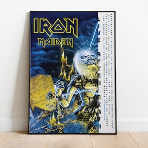 Iron Maiden Poster | Live After Death Poster | Album Poster Prints | Wall Decor Posters | Album Cover | Metal Music Poster