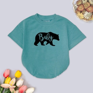 Baby Bear Baby Romper, Bear Baby bodysuit, Sleepsuit Baby Bodysuit, Gift Boys and Girls, Birthday Baby Gift, Cute Baby Romper, Baby Clothes