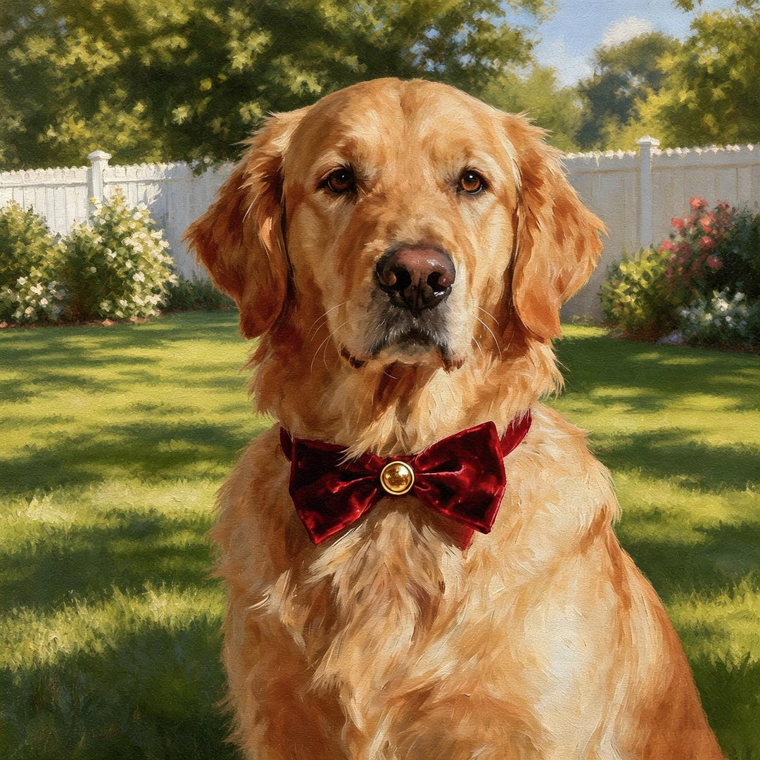 Custom Pet Portrait Oil Painting on Canvas Commission Dog Portrait From ...