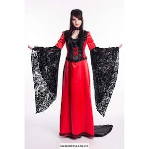 gothic women&#39;s dress, Damenkleid goth