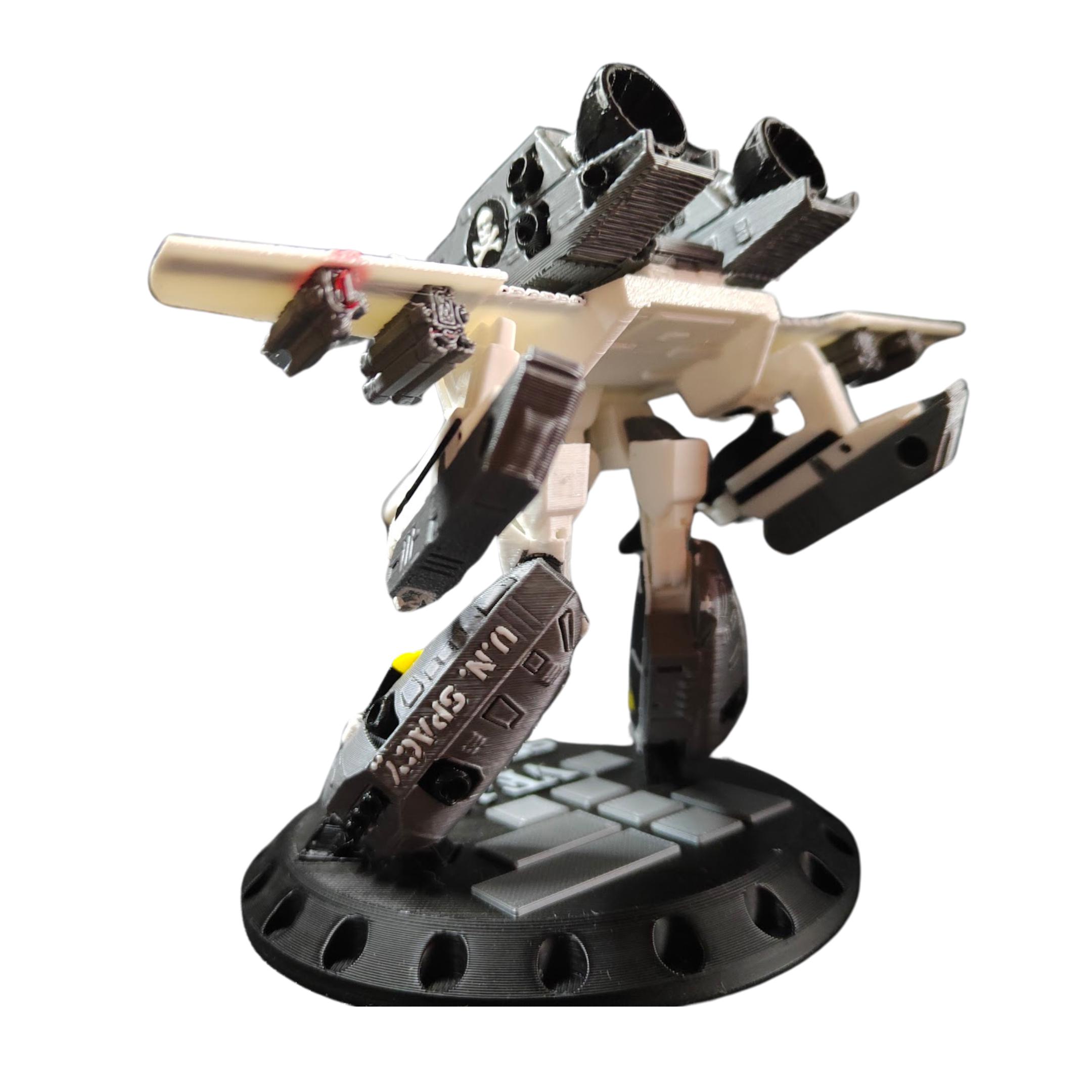 Model Kit Varitech Varitech Roy Focker Vf1 Gerwalk Mode 1/100 Scale Full Color Robotech ...