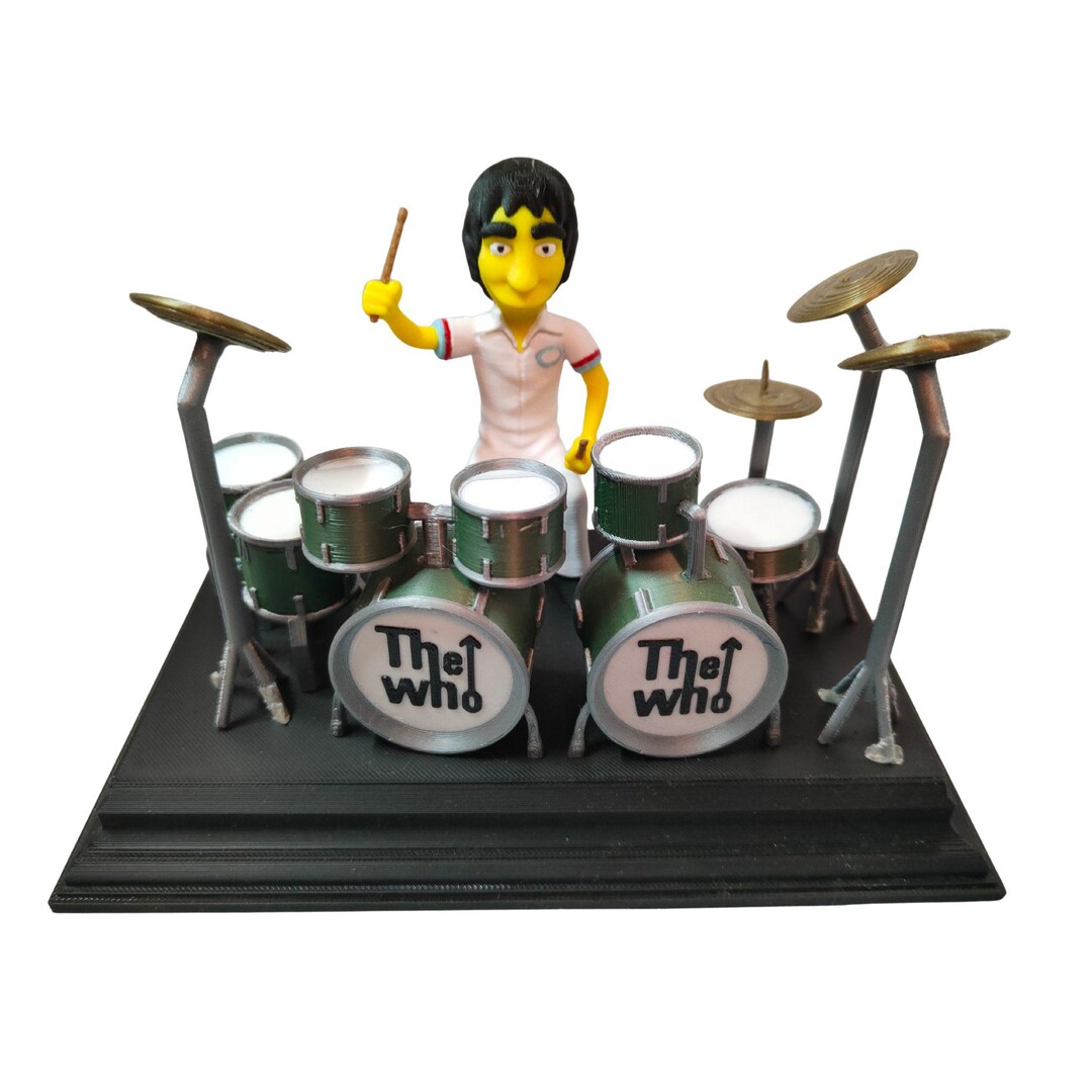 Drummer Keith Moon (the Simpsons) the Who Full Color - Etsy