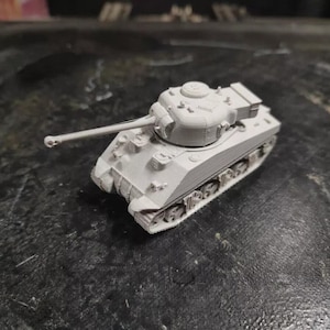 Sherman Firefly Tank 1:72 Scale white model kits DIY