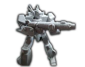 Varitech battloid mod VF-1 Macross Robotech white color DIY Assembly Model Kits