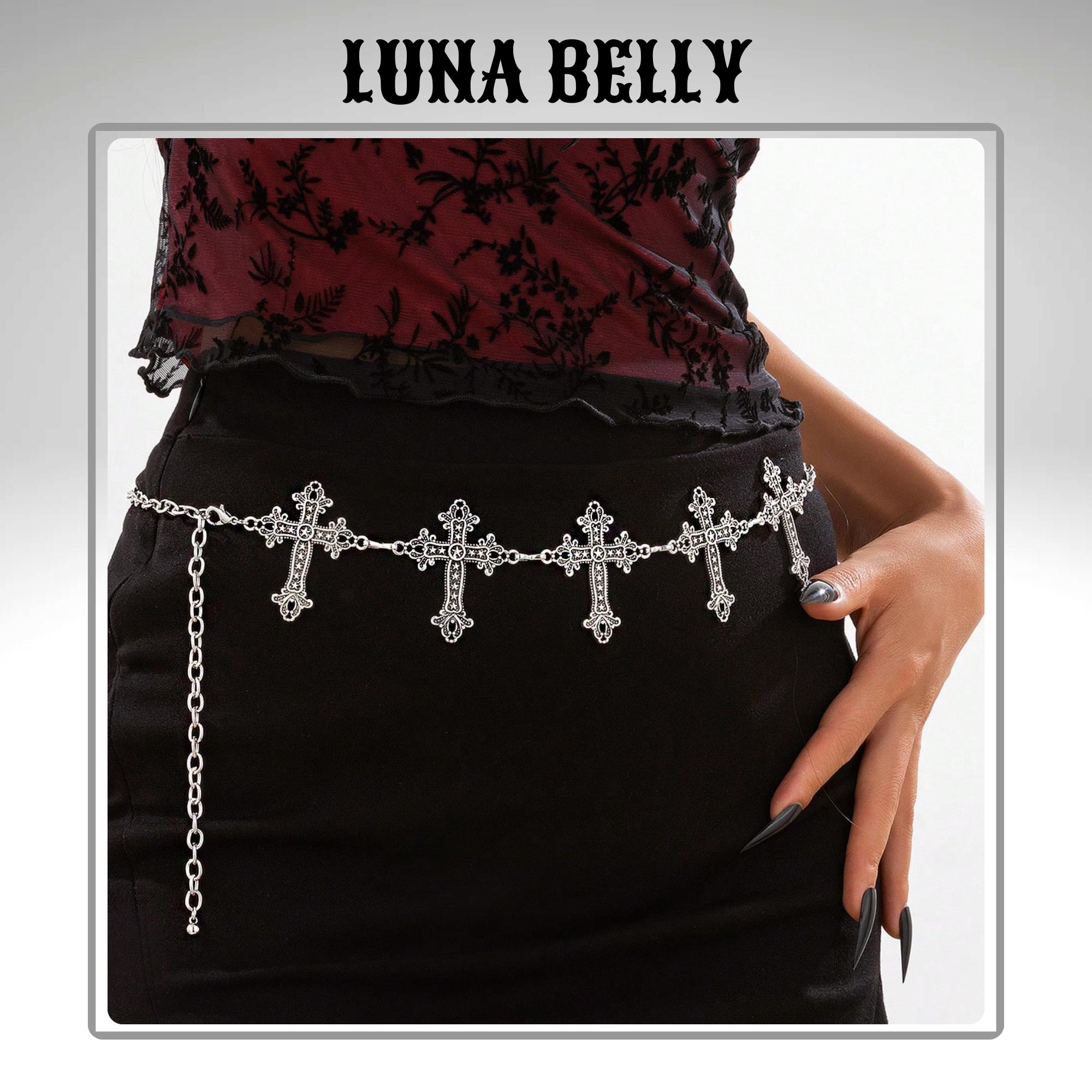 Cross Chain Belt - Etsy Cross Chain Belt - Etsy