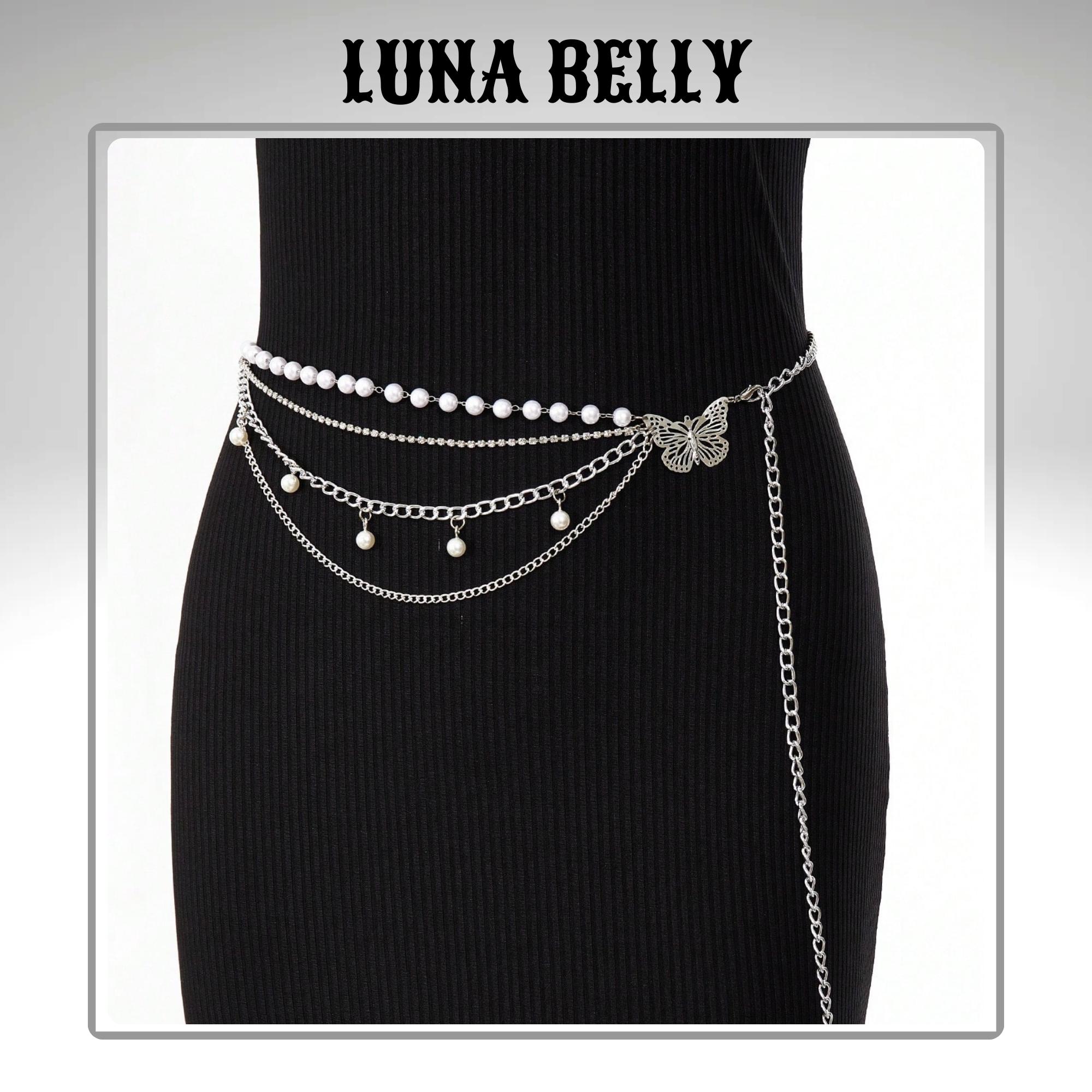 小物 archive D.I.A butterfly chain belt y2k Butterfly Chain Belt Perler Butterfly Chain Belt Accessories