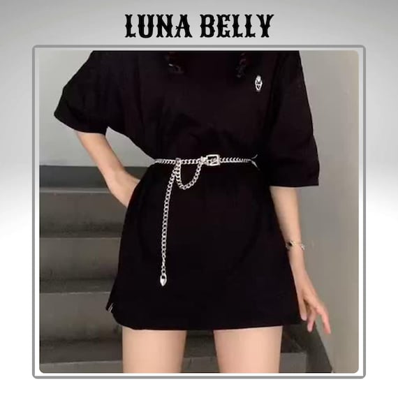 Minimalist Chain Waist Belt: Edgy Street Style Accessory