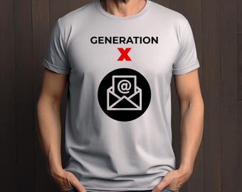 Camiseta Gen X Forever, camiseta gráfica retro, regalo para la generación X, camiseta gráfica de internet, camiseta vintage de la generación X, camiseta Orgullosa de la generación X, tecnología de los 90
